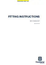 Preview for 1 page of Husqvarna 26612919000 Fitting Instructions Manual