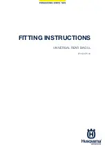 Husqvarna 27012978100 Fitting Instructions Manual preview