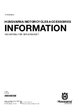 Preview for 1 page of Husqvarna 27012992044 Information