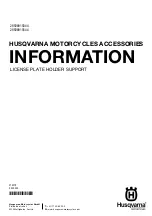 Husqvarna 28508915044 Information preview