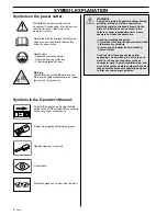 Preview for 2 page of Husqvarna 3120K Operator'S Manual