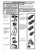 Preview for 4 page of Husqvarna 3120K Operator'S Manual