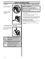 Preview for 6 page of Husqvarna 3120K Operator'S Manual