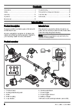 Preview for 2 page of Husqvarna 320iL Operator'S Manual