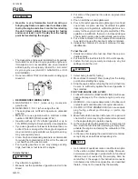 Preview for 10 page of Husqvarna 321S15 Operator'S Manual