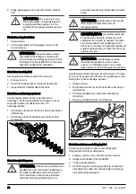 Предварительный просмотр 22 страницы Husqvarna 322HD60 Operator'S Manual