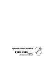 Предварительный просмотр 1 страницы Husqvarna 323E, 325E Operator'S Manual