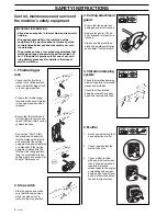 Предварительный просмотр 6 страницы Husqvarna 323E, 325E Operator'S Manual