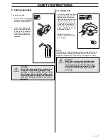 Preview for 7 page of Husqvarna 323E, 325E Operator'S Manual