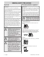 Preview for 6 page of Husqvarna 323Ex Series Operator'S Manual