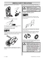 Предварительный просмотр 8 страницы Husqvarna 323Ex Series Operator'S Manual