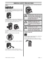 Preview for 9 page of Husqvarna 323Ex Series Operator'S Manual