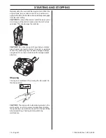 Preview for 16 page of Husqvarna 323Ex Series Operator'S Manual