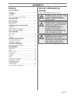 Предварительный просмотр 3 страницы Husqvarna 323HD60 Operator'S Manual