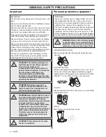 Предварительный просмотр 6 страницы Husqvarna 323HD60 Operator'S Manual