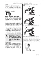 Предварительный просмотр 7 страницы Husqvarna 323HD60 Operator'S Manual