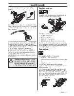 Предварительный просмотр 17 страницы Husqvarna 323HD60 Operator'S Manual