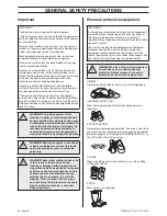 Предварительный просмотр 6 страницы Husqvarna 323L Operator'S Manual