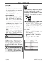 Предварительный просмотр 12 страницы Husqvarna 323L Operator'S Manual