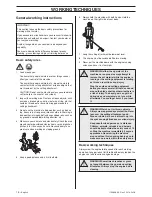 Предварительный просмотр 16 страницы Husqvarna 323L Operator'S Manual