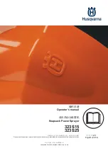 Preview for 1 page of Husqvarna 323S15 Operator'S Manual