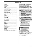 Предварительный просмотр 3 страницы Husqvarna 324HDA55 X-series Operator'S Manual