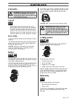 Предварительный просмотр 15 страницы Husqvarna 324HDA55 X-series Operator'S Manual