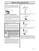 Предварительный просмотр 7 страницы Husqvarna 324LDX Series Operator'S Manual