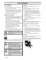 Предварительный просмотр 14 страницы Husqvarna 324LDX Series Operator'S Manual