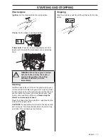 Предварительный просмотр 17 страницы Husqvarna 324LDX Series Operator'S Manual