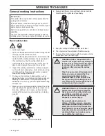 Предварительный просмотр 18 страницы Husqvarna 324LDX Series Operator'S Manual