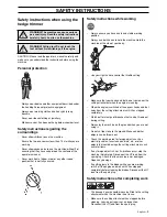 Preview for 9 page of Husqvarna 325HDA55 x-series, 325HE3, 325HE3 x-series, 325HE4 x-series Operator'S Manual