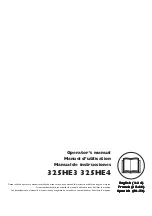 Husqvarna 325HE3 X-series Operator'S Manual preview