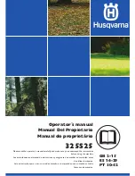 Preview for 1 page of Husqvarna 325S25 Operator'S Manual