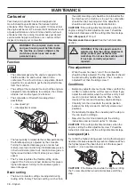 Предварительный просмотр 38 страницы Husqvarna 326AI25 Operator'S Manual