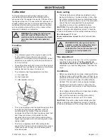 Preview for 21 page of Husqvarna 326ES Operator'S Manual