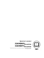 Preview for 1 page of Husqvarna 326HD60X series Operator'S Manual