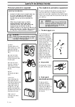 Preview for 4 page of Husqvarna 326HDA55 x-series Operator'S Manual