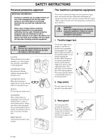 Preview for 4 page of Husqvarna 326HS75X series Operator'S Manual