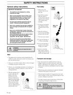 Preview for 8 page of Husqvarna 326HS75X series Operator'S Manual