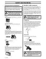 Предварительный просмотр 4 страницы Husqvarna 326LX SERIES Operator'S Manual