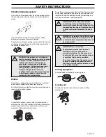 Предварительный просмотр 5 страницы Husqvarna 326LX SERIES Operator'S Manual