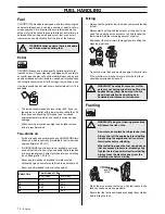 Предварительный просмотр 14 страницы Husqvarna 326LX SERIES Operator'S Manual