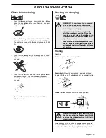 Предварительный просмотр 15 страницы Husqvarna 326LX SERIES Operator'S Manual