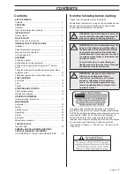 Preview for 3 page of Husqvarna 326RJ Operator'S Manual