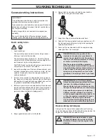 Preview for 17 page of Husqvarna 326RJ Operator'S Manual