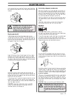 Preview for 21 page of Husqvarna 326RJ Operator'S Manual