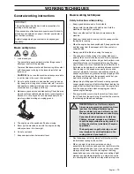 Preview for 13 page of Husqvarna 326SX Series Operator'S Manual