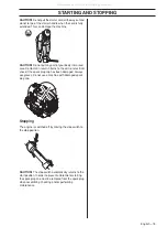 Preview for 15 page of Husqvarna 327HDA65 Series Operator'S Manual