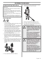 Предварительный просмотр 43 страницы Husqvarna 327LDX Series Operator'S Manual